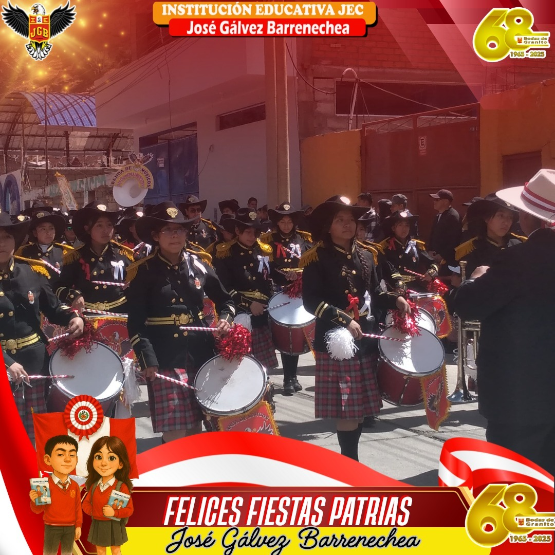 Delegaci&oacute;n escolar en ceremonia c&iacute;vica